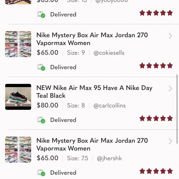 New Mystery Box Shoes Nike Jordan Retro Air Max 270 Vapormax Plus Dunk Trainer - Picture 7 of 9